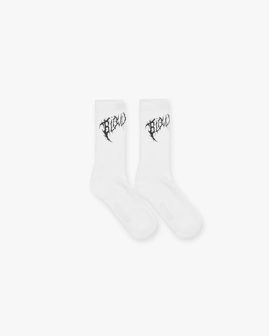 White THRASHER Socks