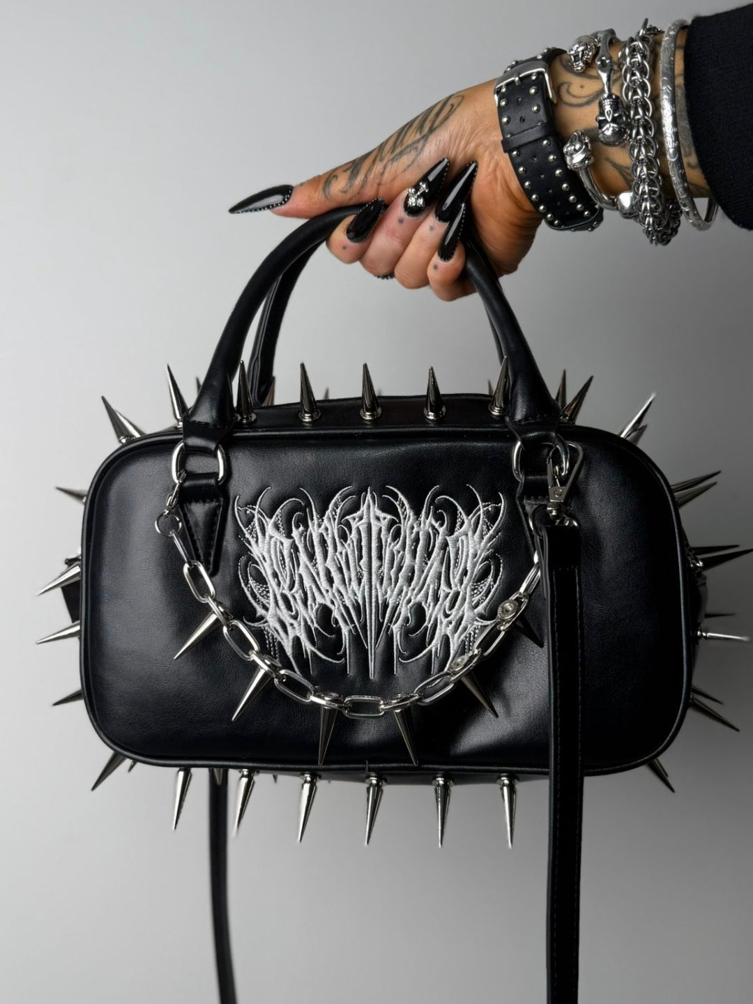 FEMME FΛTΛLE Spiked Goth Handbag