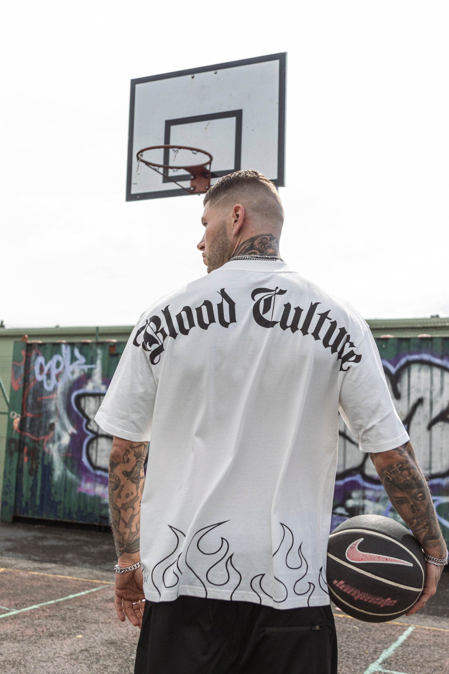 White Oversize Heavyweight Outlaw Tee v2.0